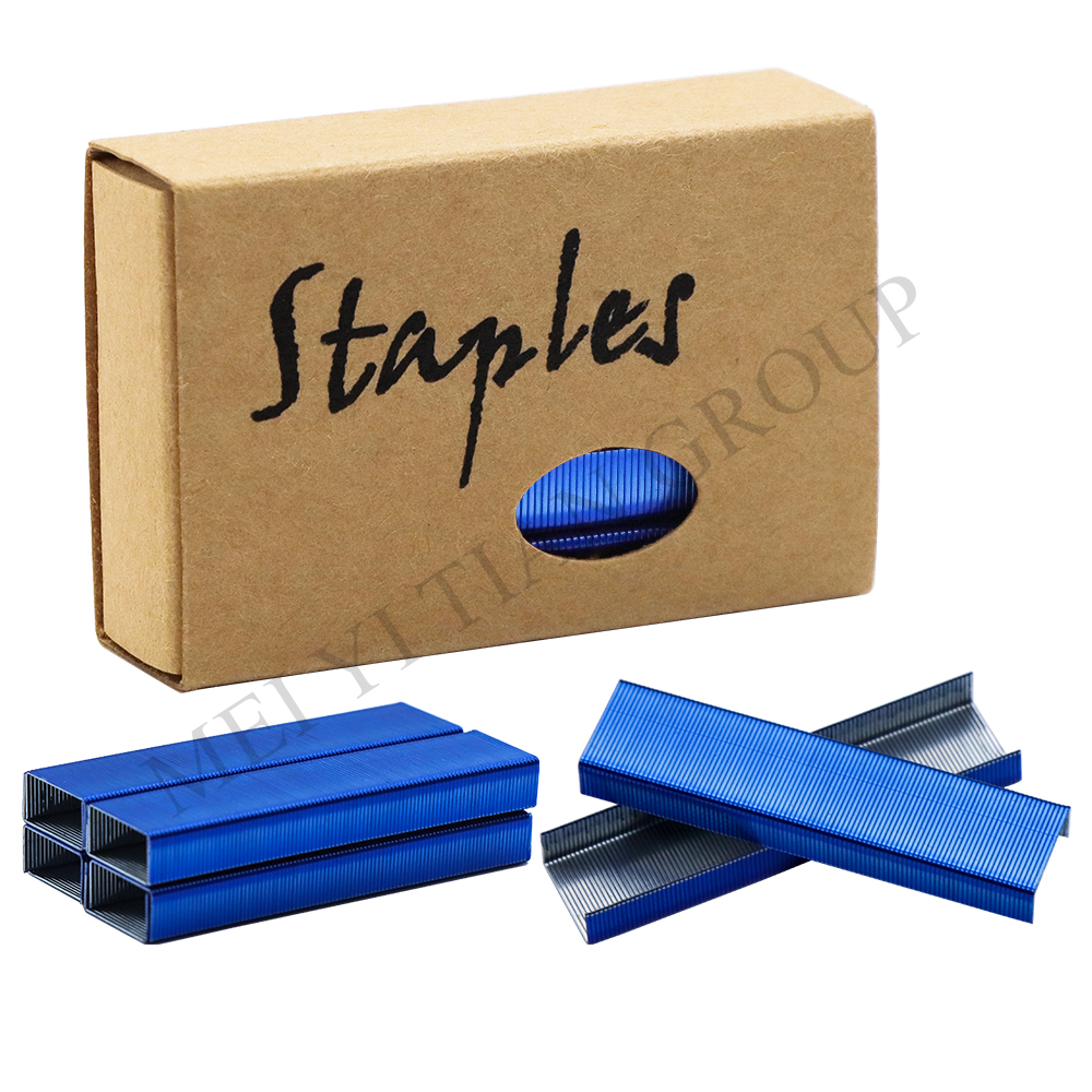 블루 스테이플 표준 스테이플러 스테이플 리필 26/6 크기 950 스테이플 박스 당 사무실 학교 스테이플 링 문구 용품